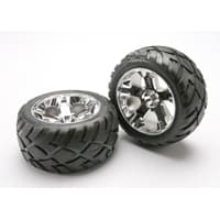 TRX-5577R Tires & wheels, assembled, glued