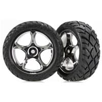 TRX-2479R Tires & wheels, assembled Bandit front