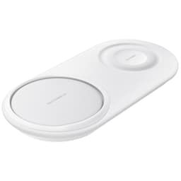 Samsung trådlös laddningsplatta Duo Pad (vit)