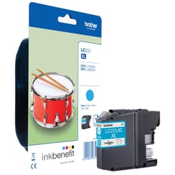 Brother LC-22UBL högkapacitet bläckpatron (blå)