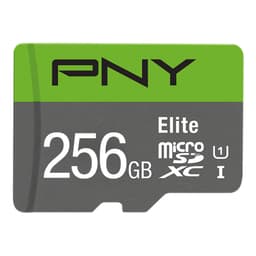PNY Elite Micro SD V10-minnekort 256 GB