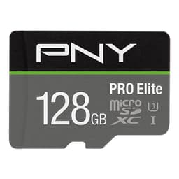 PNY PRO Elite Micro SDXC U3 V30 minneskort 128 GB