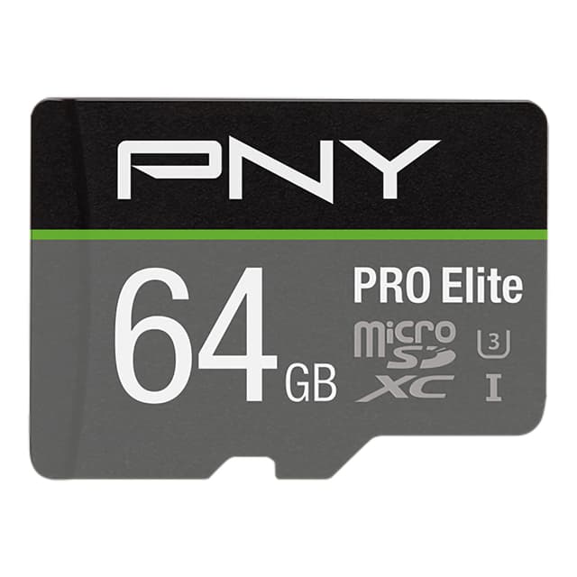 PNY PRO Elite Micro SDXC U3 V30 minneskort 64 GB