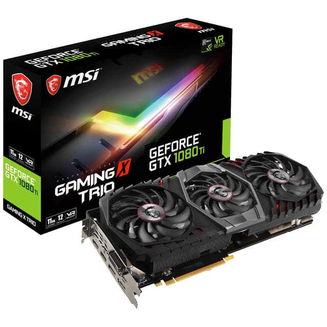 MSI GeForce GTX 1080 Ti Gaming X Trio grafikkort 11G - Elkjøp