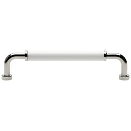 Epoq Spez håndtak 128 mm 1 stk.  (krom/hvit)
