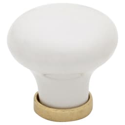 Epoq Antico knopp 30 mm 1 st (mässing vit)