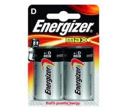 Batteri LR20 D/E95 2pk ENERGIZER MAX