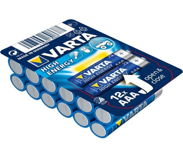 Batteri Varta High Energy LR03/AAA 12-PK