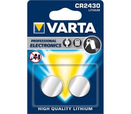 Batteri Varta CR2430 Lithium 3V 2-PK