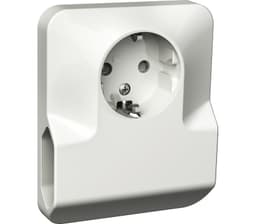 Exxact stikk 2xEuro 1xSchuko Hvit