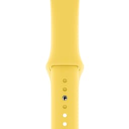 Apple 44 mm Sport rem (canary yellow)
