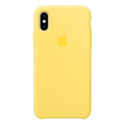 Apple iPhone Xs silikonfodral (kanariegul)