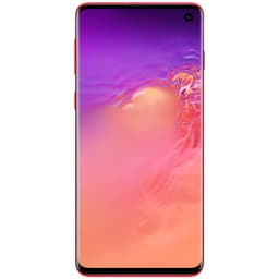 Samsung Galaxy S10 smartphone (kardinalröd)