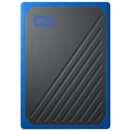 WD My Passport GO bærbar SSD, 1 TB (sort/blå)