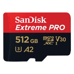 SanDisk MicroSDXC Extreme Pro 512 GB minnekort