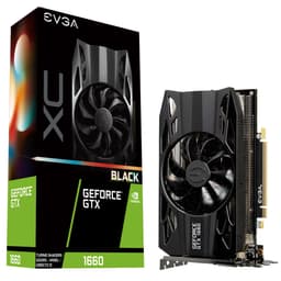 EVGA GeForce GTX 1660 XC Black Gaming blæserkøling 6G