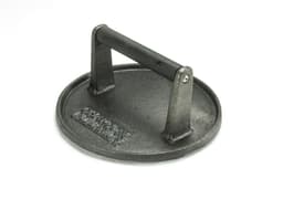 Gjutjärn grillpress runt
