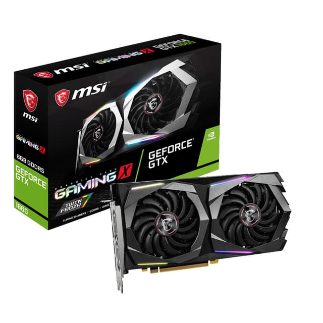MSI GeForce GTX 1660 Gaming X grafikkort 6G