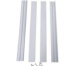 Påveggsramme til LED panel Hvit 600x600