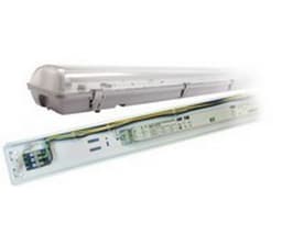 Lysarmatur Storm 2x28 watt IP65 T5 m/gjennomgangskobling