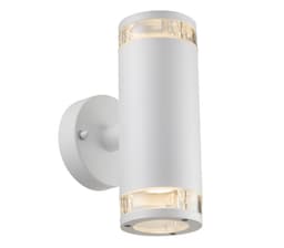 Soto vegglampe dobbel GU10 hvit