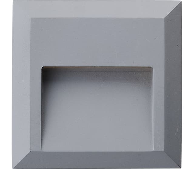 Rack Vegglys Sølv 1,6W LED IP44
