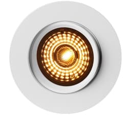 Alfa 360-tilt Downlight Warmdim 8W matt hvit