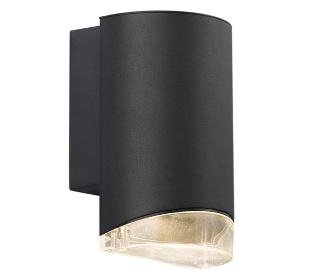 Moby vegglampe enkel GU10 sort