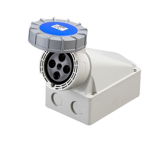 Stikkontakt 63A 3Pol+J 230V 9H IP67. 363-9 HTN1341-9