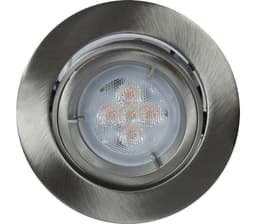 Juno LED 240V/5,3W GU10 IP23 Børstet stål
