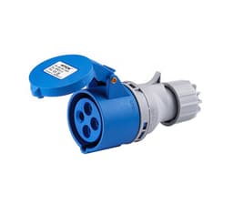 Skjøtekontakt 16A 3Pol+Jord 230V 9H IP44. 316-9 HTN214-9