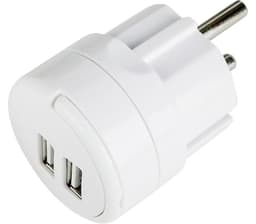 USB Lader dobbel 2,4A