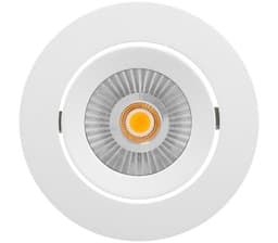 Alfa reflektor Downlight 10W matt hvit