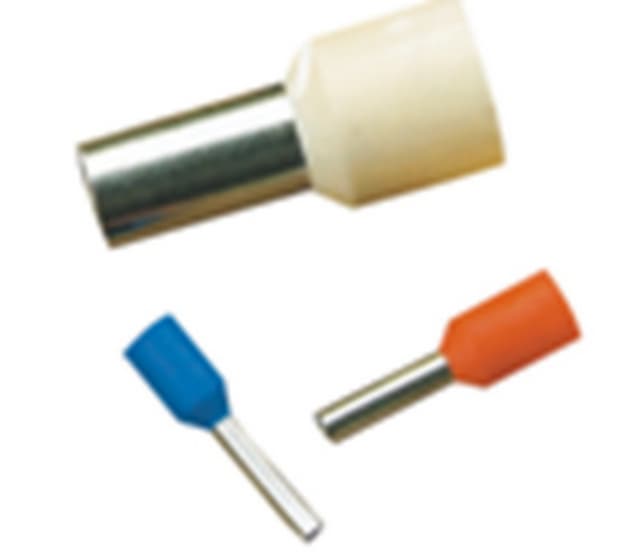 Isolert endehylse 16mm² Lengde 18mm 10-Stk