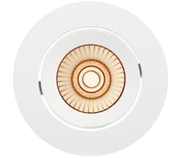Alfa reflektor Downlight Warmdim 10W matt hvit
