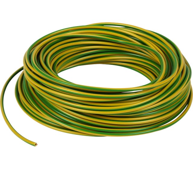 PN 2,5mm² Gul/Grønn Bunt 10 m