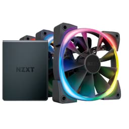 NZXT Aer RGB v2 fan 120 mm tredobbelt sæt med Hue 2 controller