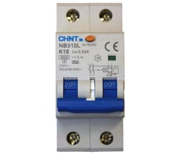 JORDFEILAUTOMAT 2P 15A K-KAR 2 MODUL 30 mA