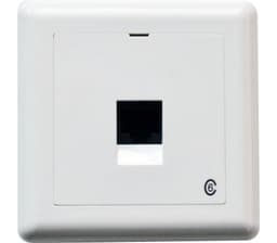 Modularuttak P 1X8 kat 6 UTP Hvit LinkIT