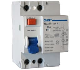 JORDFEILBRYTER Type-B 2Pol 63A 30mA 3-moduler
