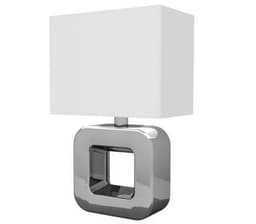 Tempio 1 Bordlampe Krom Keramikk 1x40W E14