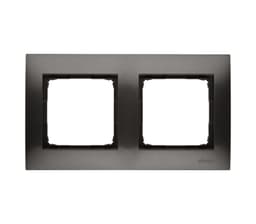 Simon 2-Hulls ramme Antracit