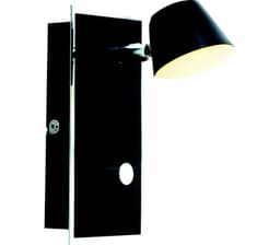Tema vegg 5W LED Sort m/krom