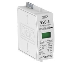 V20-C/0-280V - 1 polt pluggbar overdel 280V.
