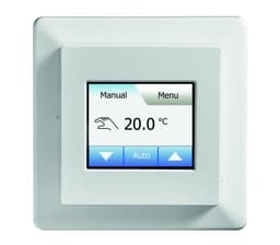 Termostat MCD5-1999H med ur og touchdisplay hvit