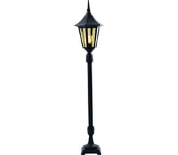 Bergen Lav Stolpe Sort 1x60W E27 H:1260mm B:250mm