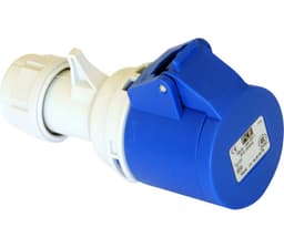 Skjøtekontakt 16A 2Pol+Jord 230V 6H IP44
