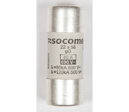 Sikring 40A gG 690V 22x58mm