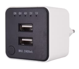 USB Lader Med Timer