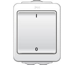 Bryter 2-pol påvegg IP44 AquaBest